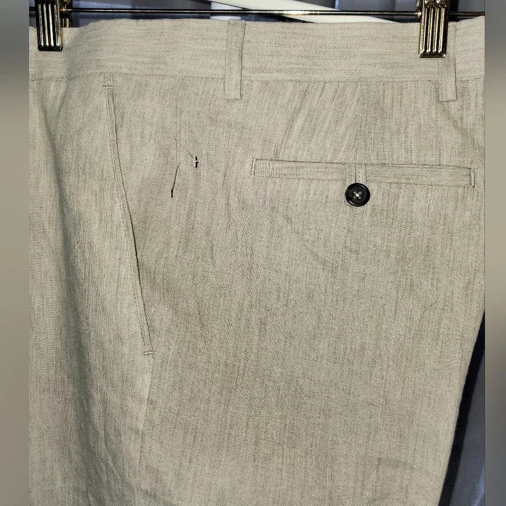 Banana Republic Tailored Linen Blend Trousers